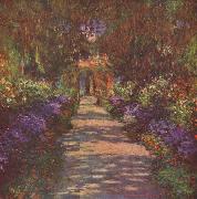 Claude Monet Garden Path, Spain oil painting artist